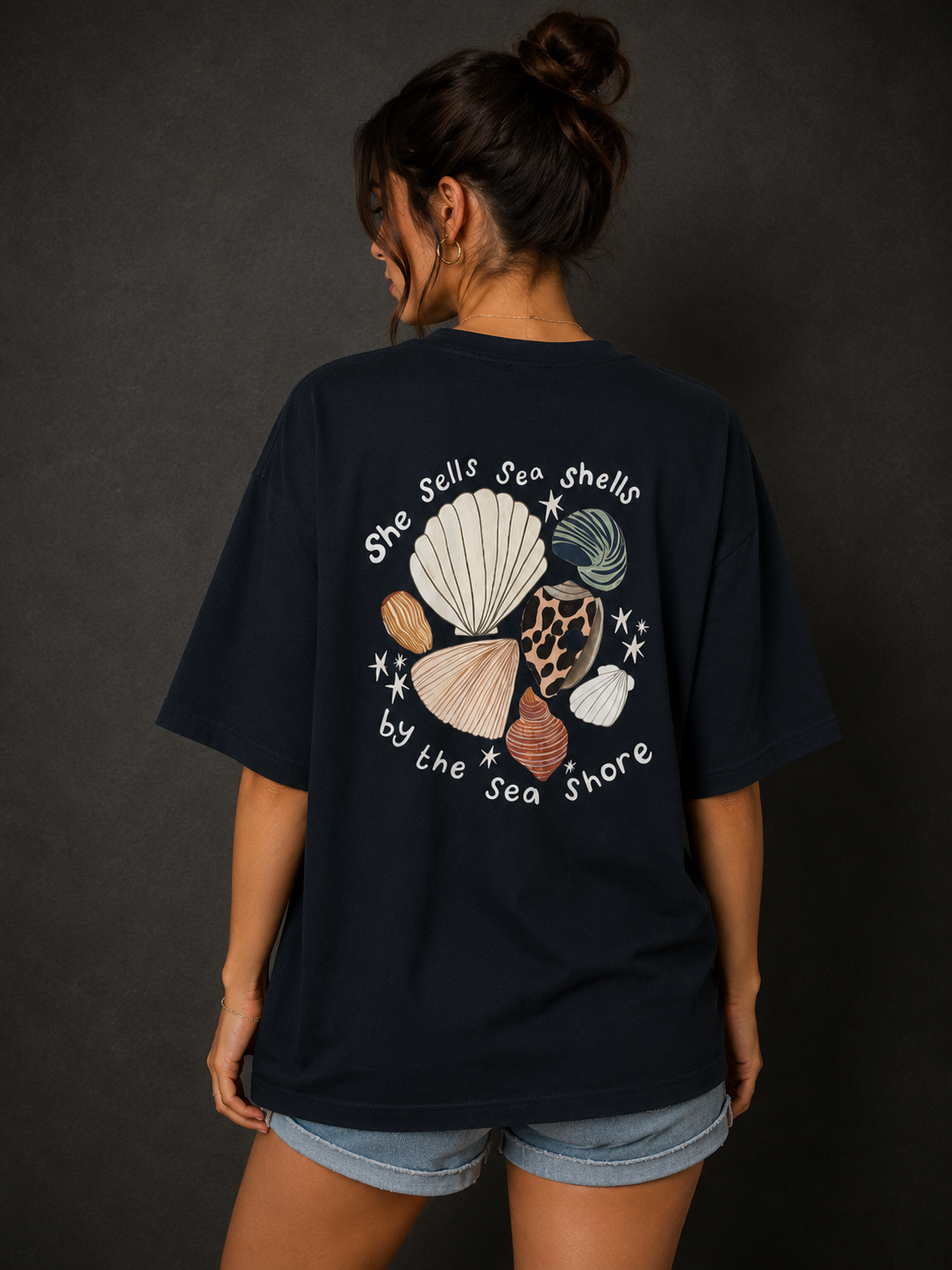 Sea Shells Oversized T-Shirt