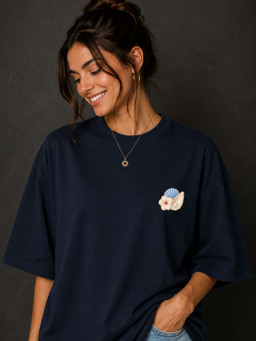 Sea Shells Oversized T-Shirt