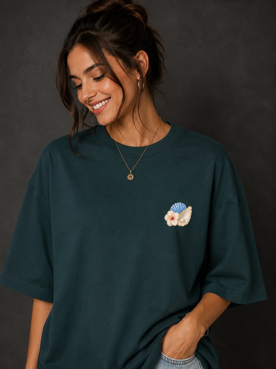 Sea Shells Oversized T-Shirt