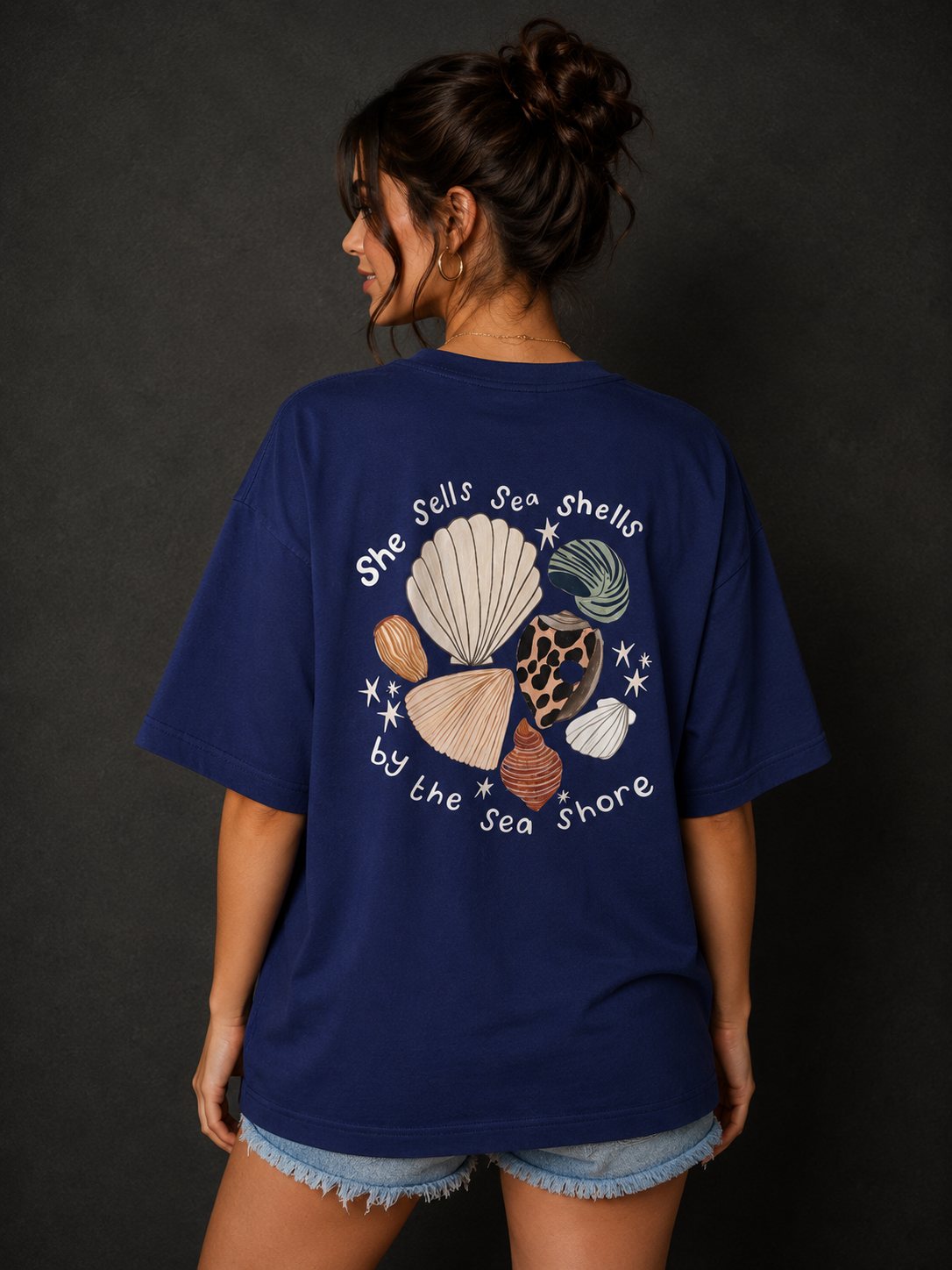 Sea Shells Oversized T-Shirt