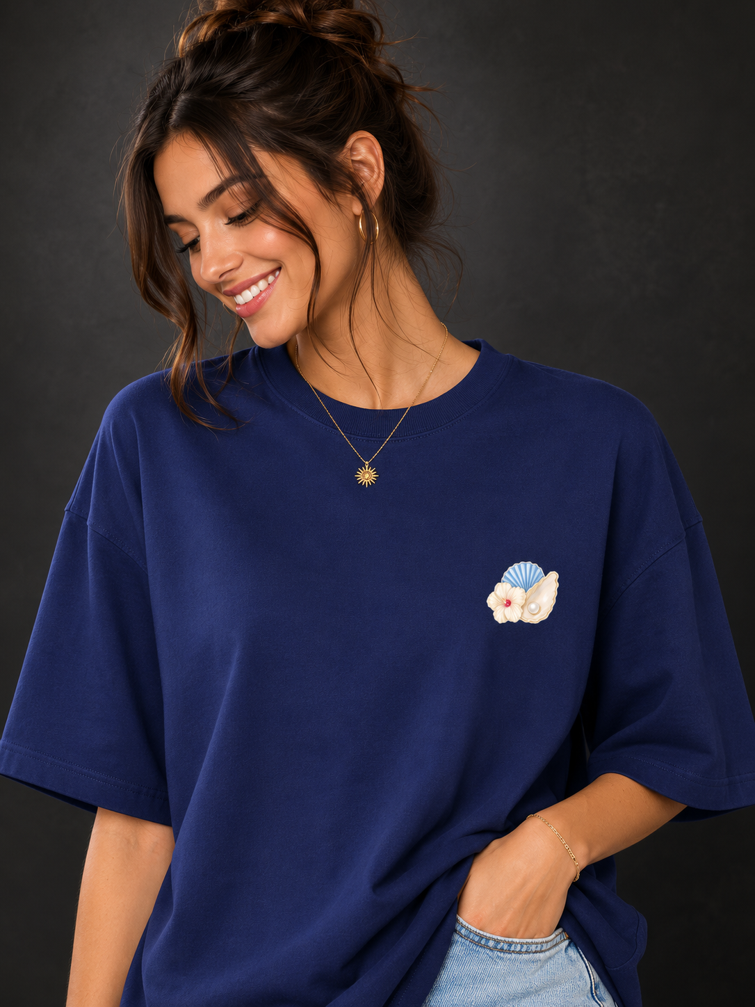 Sea Shells Oversized T-Shirt