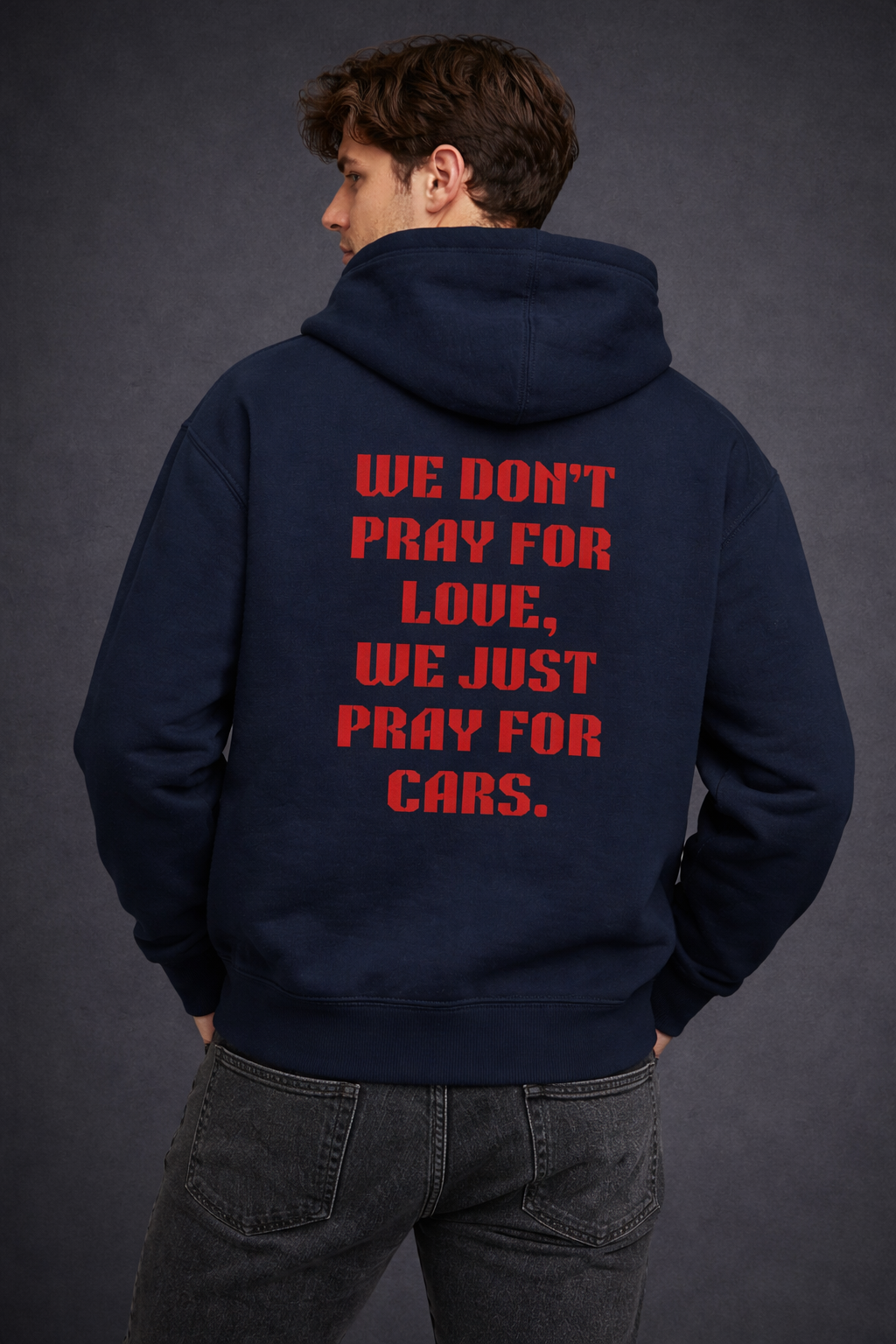 We Just Pray For Cars Oversized Hoodie