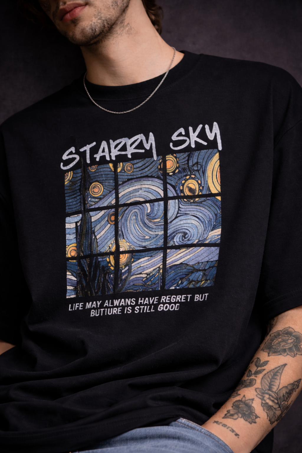 Starry Nights Oversized T-Shirt