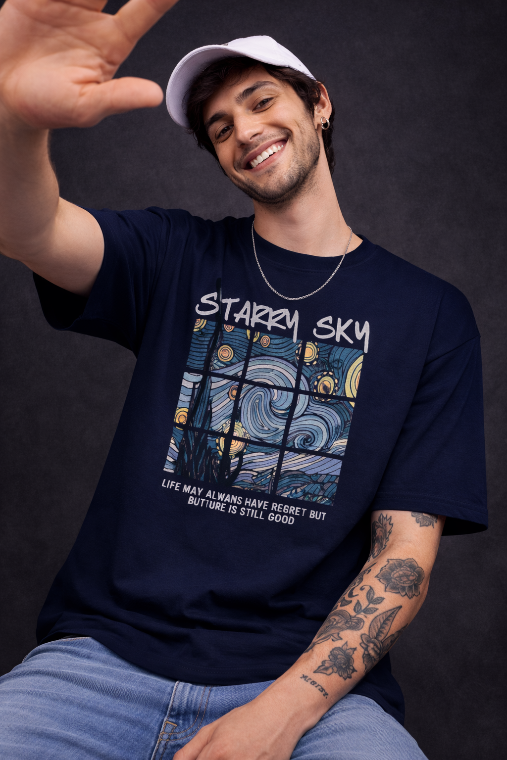 Starry Nights Oversized T-Shirt