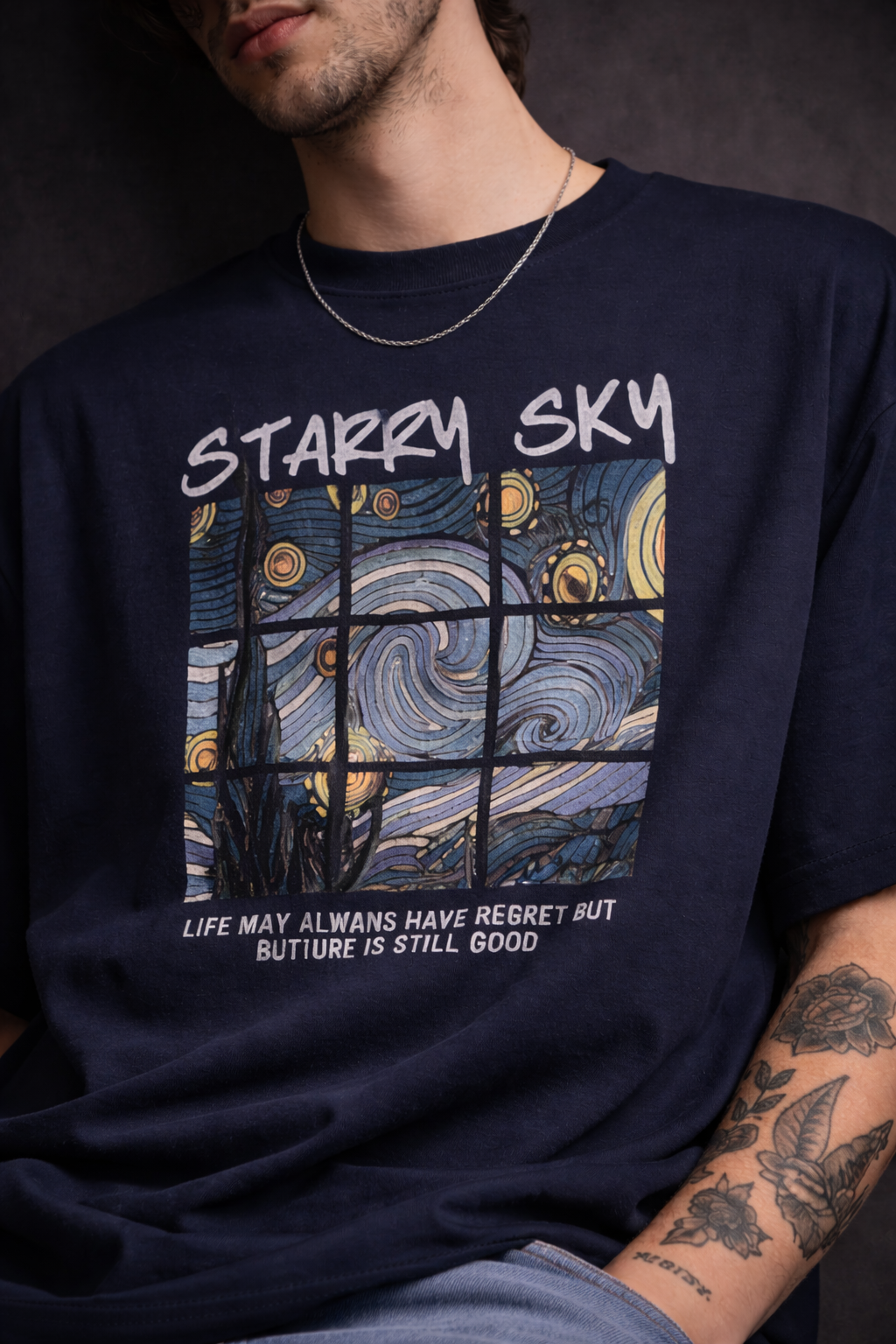 Starry Nights Oversized T-Shirt
