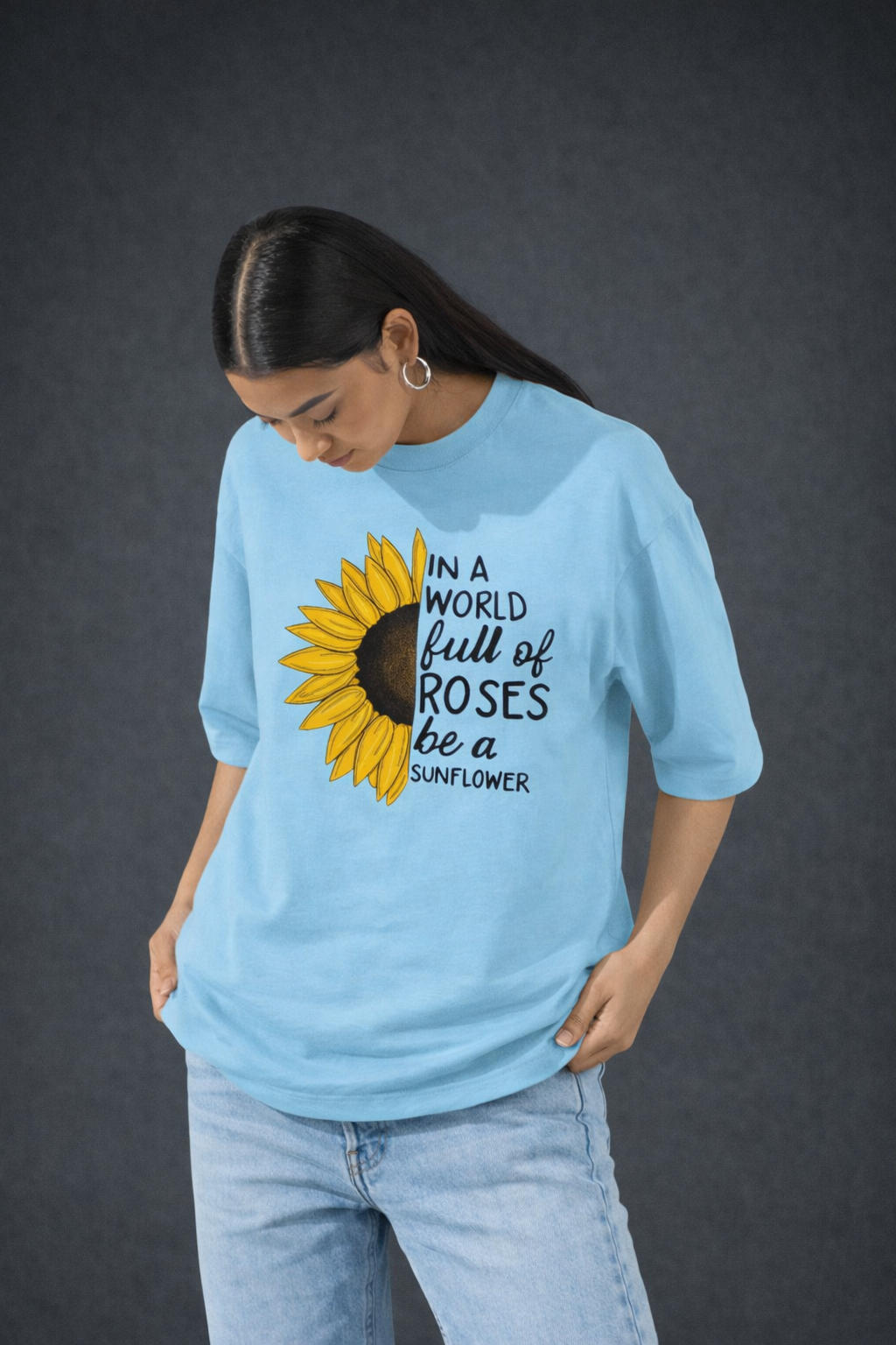 Sunflower Oversized T-Shirt