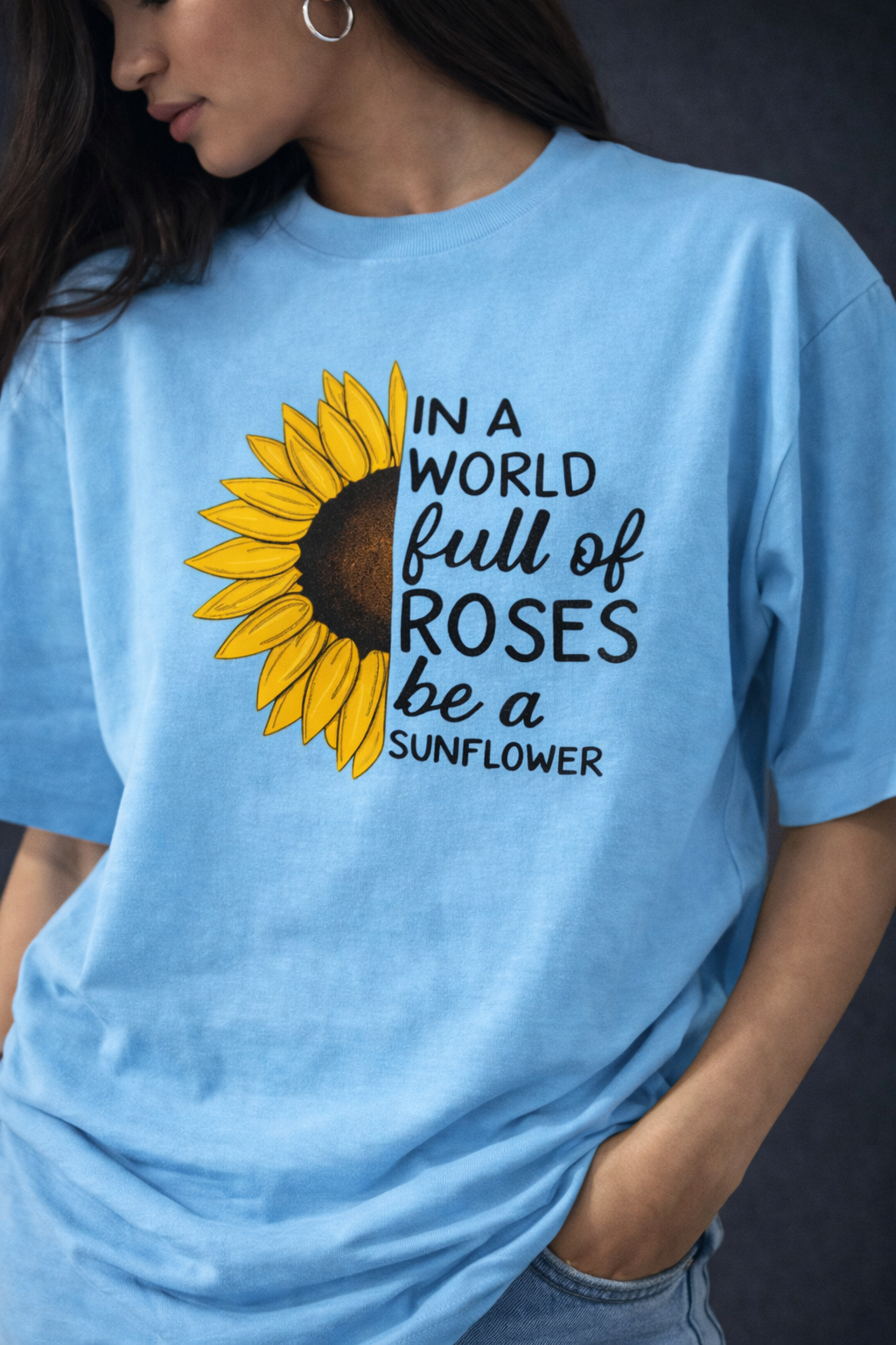 Sunflower Oversized T-Shirt