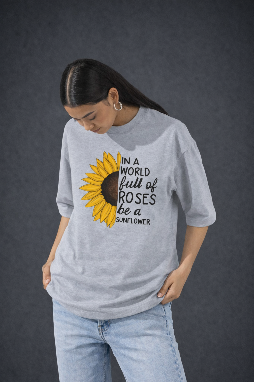 Sunflower Oversized T-Shirt
