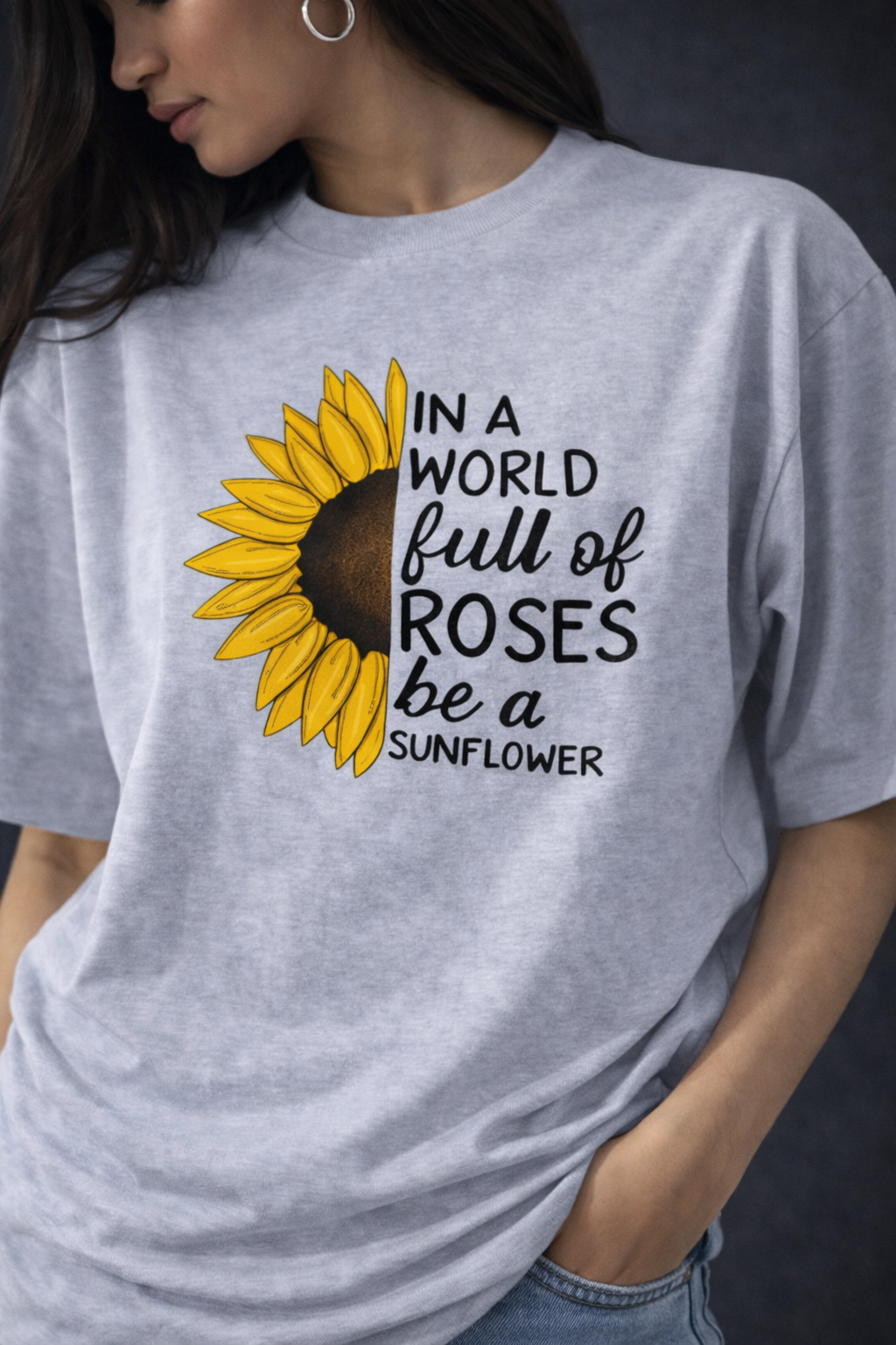 Sunflower Oversized T-Shirt