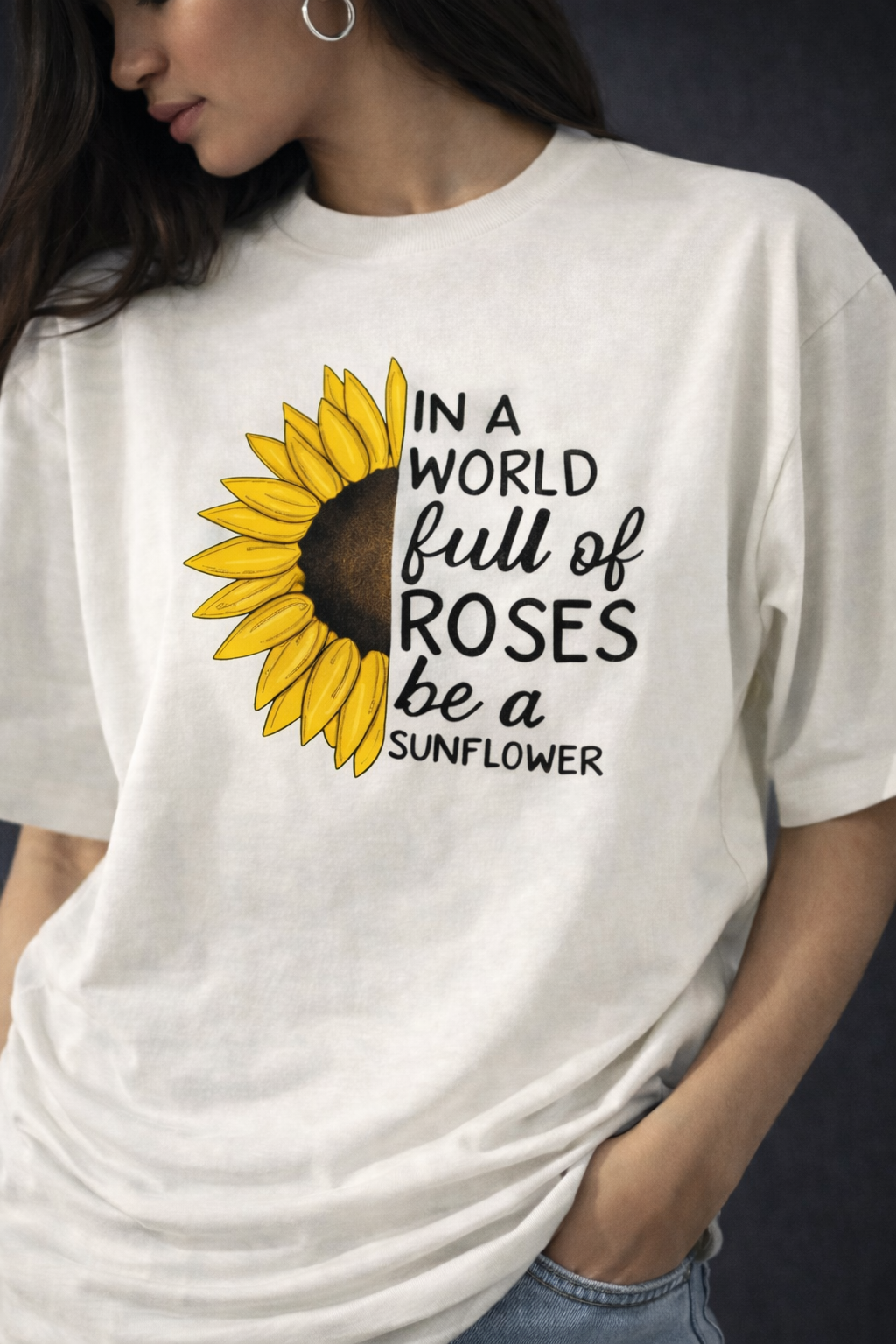Sunflower Oversized T-Shirt