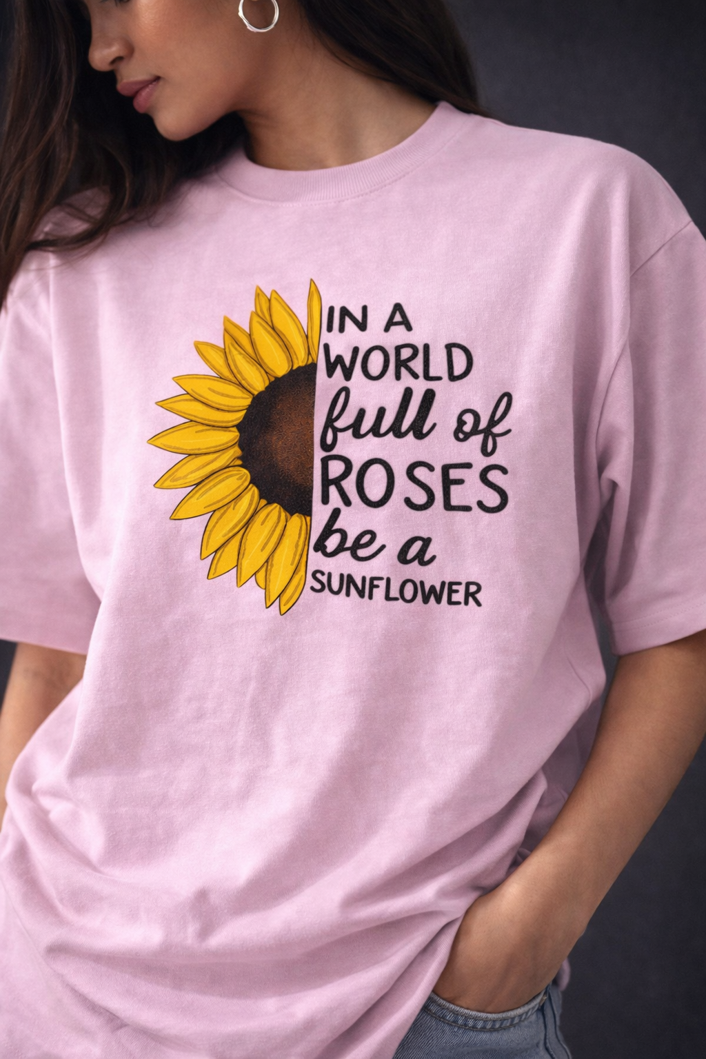 Sunflower Oversized T-Shirt