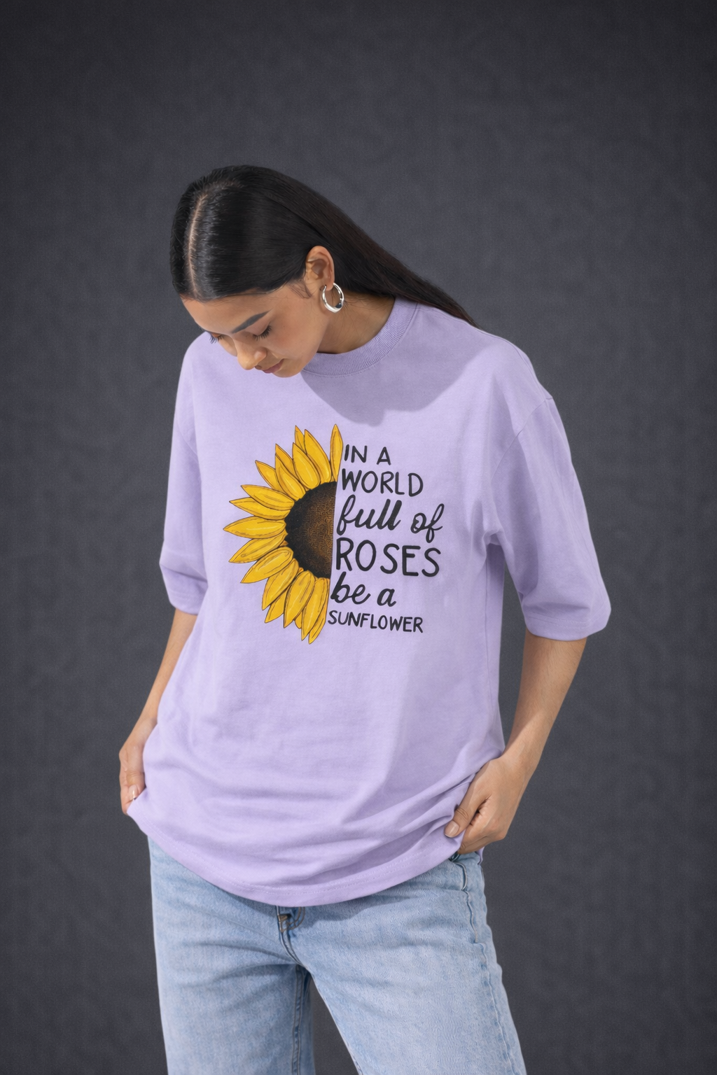 Sunflower Oversized T-Shirt