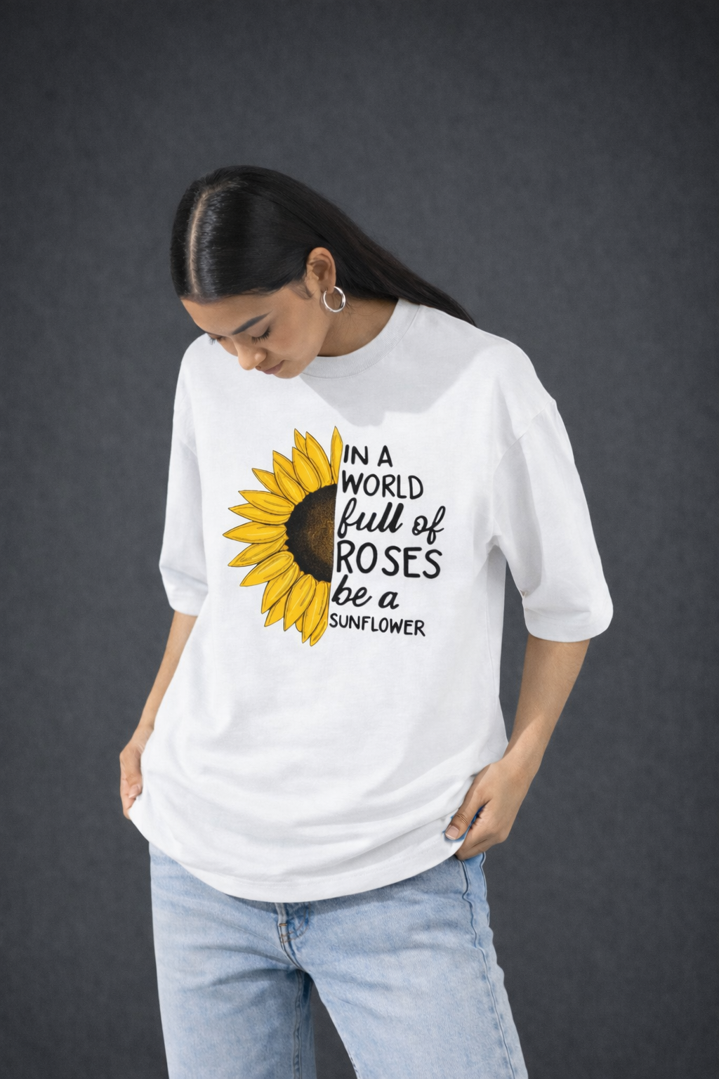Sunflower Oversized T-Shirt