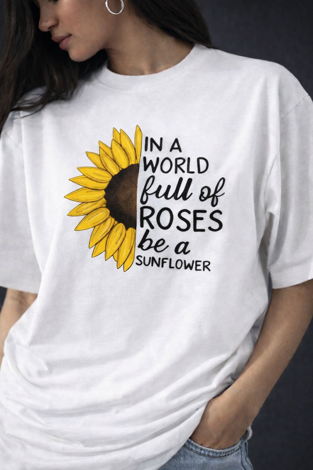 Sunflower Oversized T-Shirt