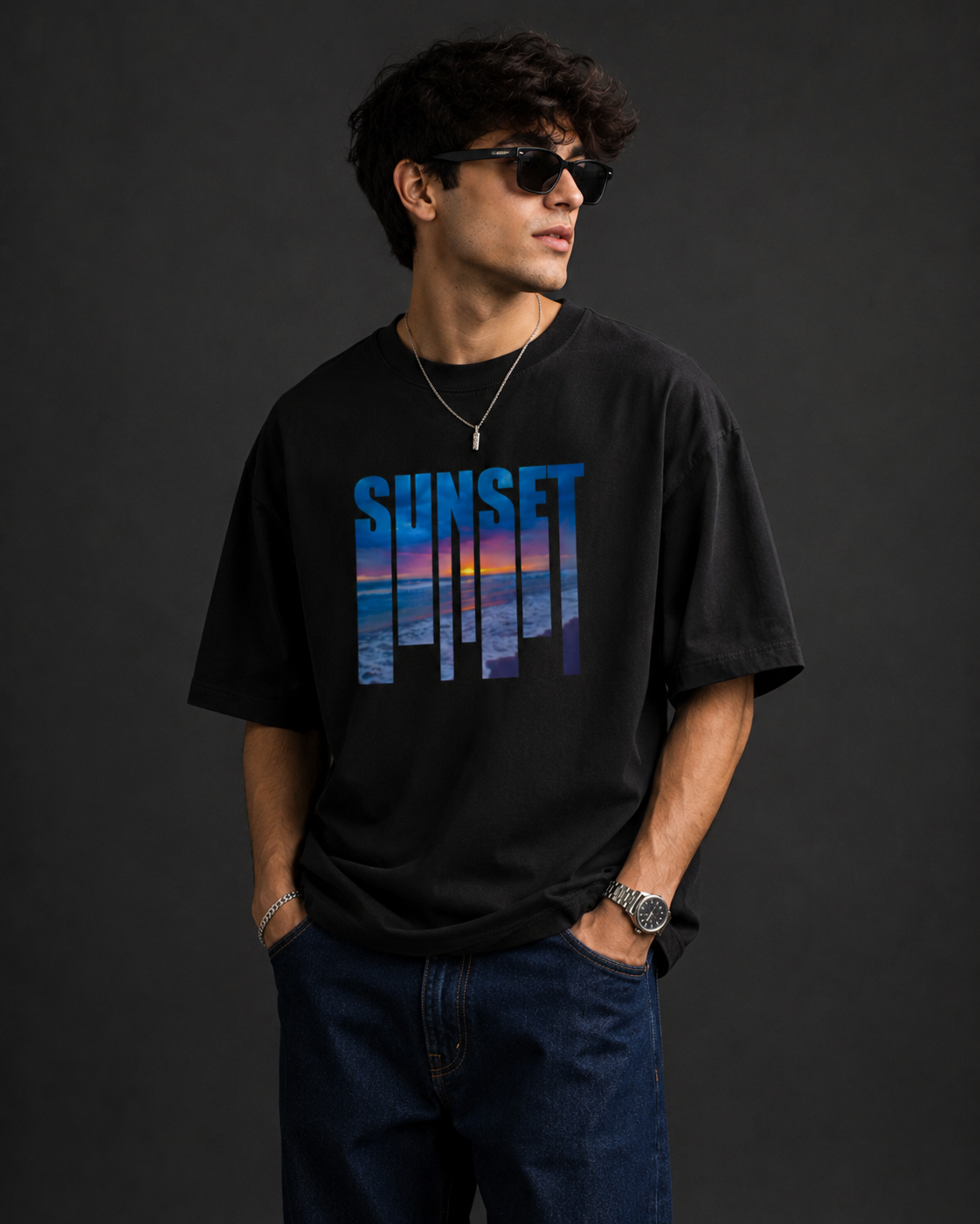 Sunset Oversized T-Shirt
