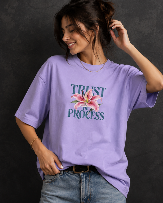 Trust The Process Oversized T-Shirt