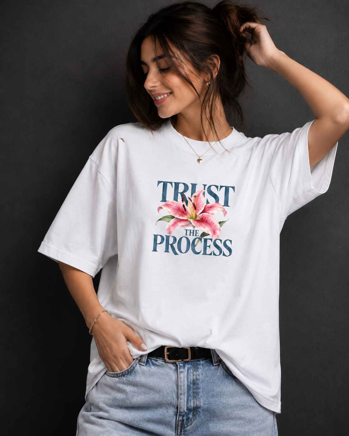 Trust The Process Oversized T-Shirt