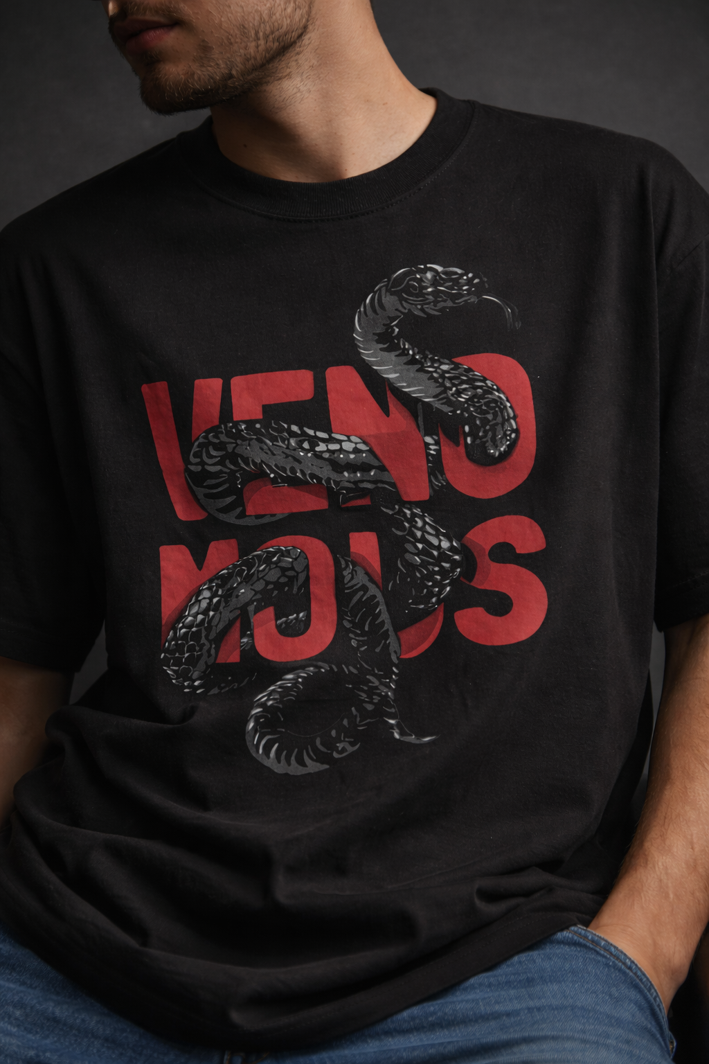 Venomous Oversized T-Shirt