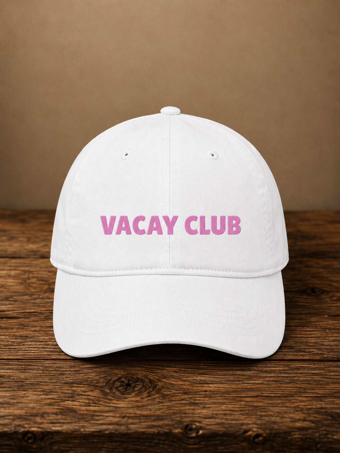 Vacay Club Embroidered Baseball Cap