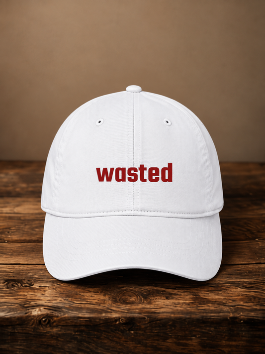 Wasted Embroidered Baseball Cap